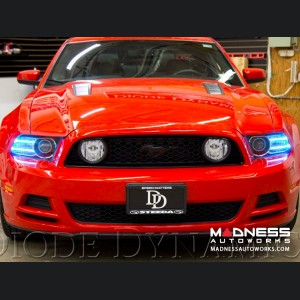 Ford Mustang Multicolor DRL LED Boards - Multicolor and White